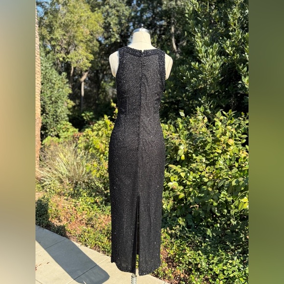 Laurence Kazar Paris vintage column gown/maxi dress - size PM - Picture 4 of 4